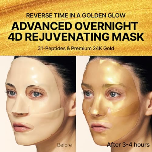 SUNGBOON EDITOR Golden Glow Plump-Looking Trio, Silk Peptide EGF Intensive Gold Mask & Deep Collagen Serum & Deep Collagen Capsule Cream, Gifts for Women